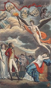 Cartoon van de staatsgreep van 18 Brumaire, 9 november 1799