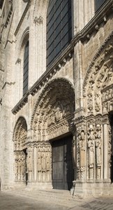 Kathedraal van Chartres, koninklijke portaal westgevel