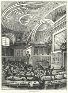 Chambre des Pairs, hogerhuis van het Franse parlement van 1814 tot de afschaffing na de Revolutie van 1848 door French School
