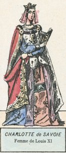 Charlotte van Savoye, vrouw van Lodewijk XI door French School