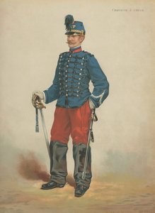 Jager te paard door French School