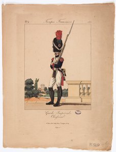Chasseur van de Keizerlijke Garde, Franse troepen nr. 4 door French School