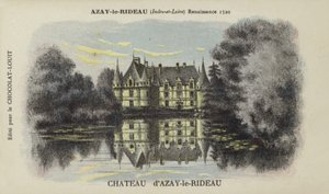 Kasteel van Azay-le-Rideau, Azay-le-Rideau, Indre-et-Loire door French School
