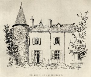 Chateau de Castelmore, uit Memoires de Charles de Batz-Castelmore Comte d
