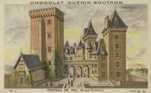 Kasteel van Pau, Basses-Pyrenees door French School