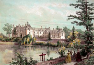 Kasteel van de Loire: Uitzicht op het kasteel van La Seilleraye in Carquefou