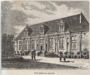 Kasteel van de Grote Tuin, Joinville - Haute-Marne - gravure in 