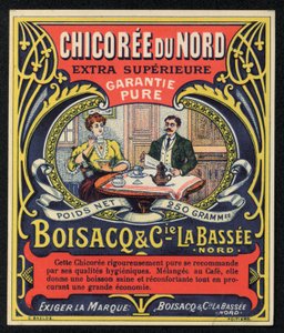 Chicoree du Nord, Boisacq en Cie la Bassee, advertentie door French School
