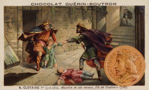 Chlothar I en de moord op zijn neven, de zonen van koning Clodomir, 526