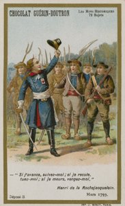 Chocolat Guerin-Boutron handelskaart, Historische Woorden serie