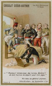 Chocolat Guerin-Boutron handelskaart, Historische Woorden serie