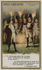 Chocolat Guerin-Boutron handelskaart, Historische Woorden serie