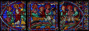 Christus roept Jakobus en Johannes door French School