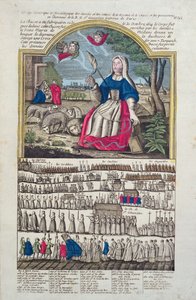 Chronologie en afbeelding van de processie van St. Genevieve door French School