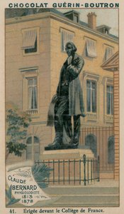 Claude Bernard, Fysioloog, 1813-1878, Opgericht voor het Collège de France door French School