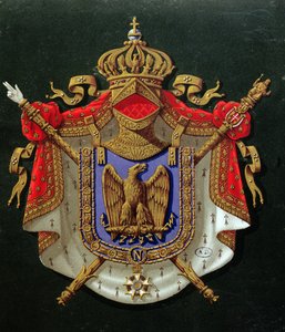 Wapen van keizer Napoleon III door French School