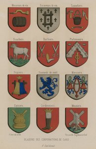 Wapenschilden van de corporaties van Gent