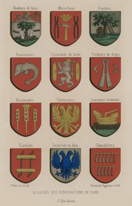 Wapenschilden van de corporaties van Gent