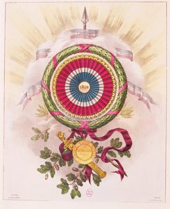 Kokarde, embleem van 1848 door French School
