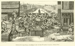 Collectie van baron Pichon, Een kaartenfabriek onder Lodewijk XIV door French School