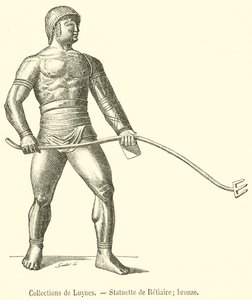 Collecties van Luynes, Statuette van Retiaire, brons