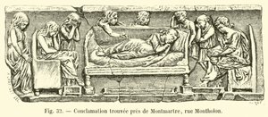 Conclamatie gevonden nabij Montmartre, Rue Montholon