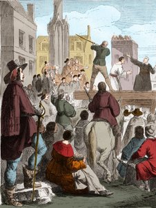 Samenzwering van Chalais: Executie van Henri de Talleyrand, Graaf van Chalais, voor samenzwering tegen Richelieu. Nantes