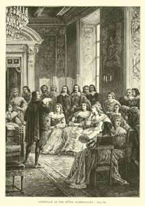 Corneille in het Hotel Rambouillet door French School
