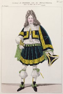 Kostuum gedragen door de acteur Perrier in Le Misanthrope door Moliere door French School