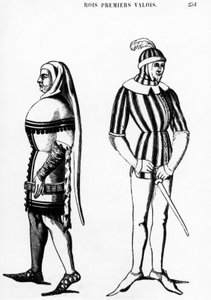 Kostuums van de eerste koningen van Valois, 1877