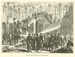 Binnenplaats Lodewijk XVI onder de Commune door French School
