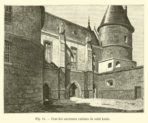 Binnenplaats van de oude keukens van Sint Louis
