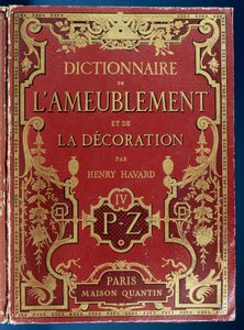Omslag van Woordenboek van Meubilair en Decoratie door French School