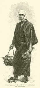 Japanse kok (gravure)