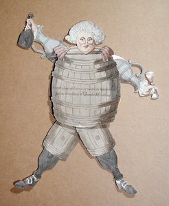 Uitknipsel van Louis Riqueti, Vicomte de Mirabeau door French School