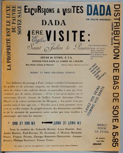 Dadaïstisch pamflet door French School
