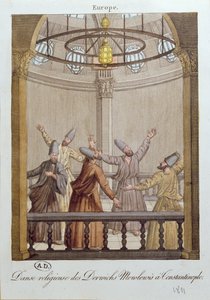 Dans van de Mewlewi Derwisjen in Constantinopel, 1811
