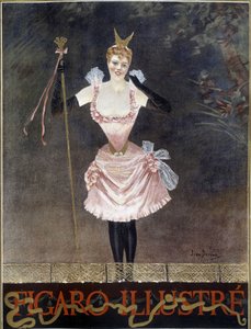 Danser - omslag van de "Figaro Illustrated", n.d. door French School