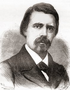 David Edward Hughes, uit Les Merveilles de la Science, gepubliceerd ca. 1870