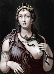 Dood van Cleopatra VII, Macedonische Koningin van Egypte door French School