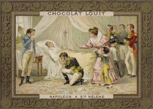 De dood van Napoleon op Sint-Helena, 1821