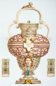 Versierde drinkfles van Henri II van Frankrijk, 1873 door French School