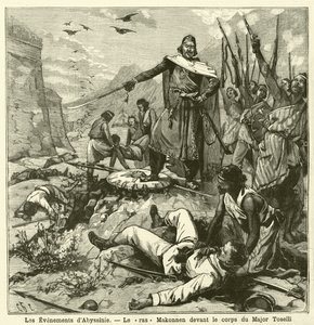 Nederlaag van de Italianen in de Slag bij Amba Alagi, Eerste Italiaans-Ethiopische Oorlog door French School