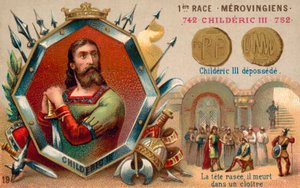 Afzetting van Childerik III, 752 door French School