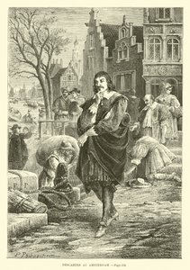 Descartes in Amsterdam door French School