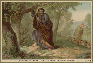 Wanhoop van Judas - Berouw van Sint Petrus