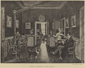 Eetkamer door French School