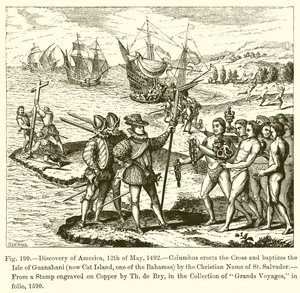 Ontdekking van Amerika, 12 mei 1492 door French School