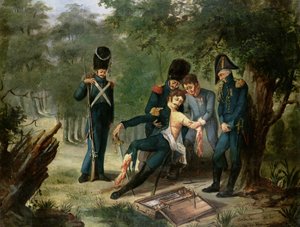 Dokter Larreys ambulance bij de slag bij Hanau, 30-31 oktober 1813