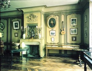 Salon in de geboorteplaats van Hector Berlioz (1803-69)
